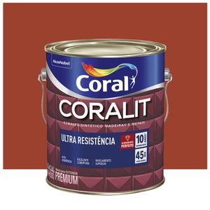 Esmalte Coralit Solvente Alto Brilho Colorado 3.6l Coral