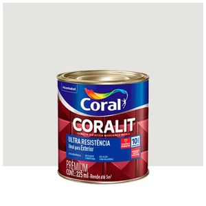 Esmalte Coralit Solvente Alto Brilho Branco Gelo 225ml Coral