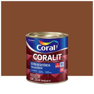 Esmalte Coralit Solvente Alto Brilho Tabaco 225ml Coral
