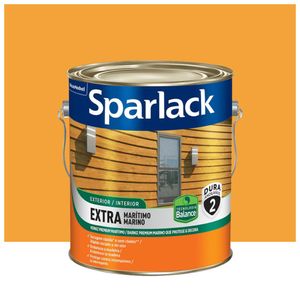 Verniz Sparlack Extra Maritimo Base Água Acetinado Natural 3.6l Coral