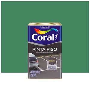 Tinta Pinta Piso Fosco Verde 18l Coral
