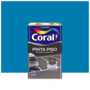 Tinta Pinta Piso Fosco Azul 18l Coral