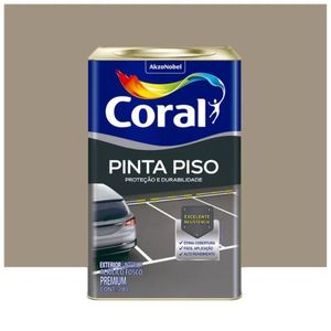 Tinta Pinta Piso Fosco Concreto 18l Coral