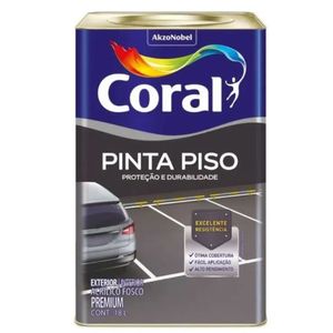 Tinta Pinta Piso Fosco Branco 18 Litros Coral