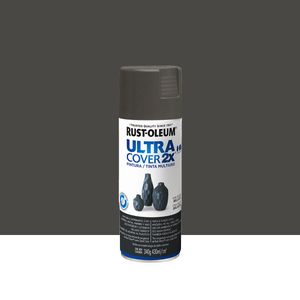 Tinta Spray Ultra Cover 2x Cinza Escuro Brilhante 340g Viapol
