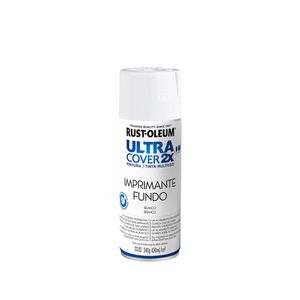 Tinta Spray Ultra Cover 2x Primer Branco Fosco 340g Viapol