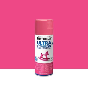 Tinta Spray Ultra Cover 2x Rosa Intenso Brilhante 340g Viapol