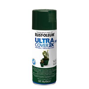 Tinta Spray Ultra Cover 2x Verde Escuro Brilhante 340g Viapol