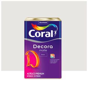Tinta Decora Fosco Branco Gelo 18l Coral