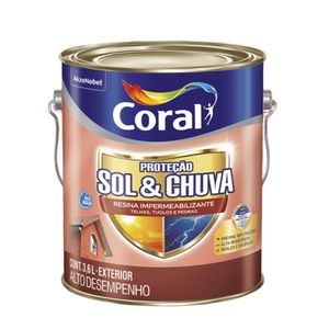 Proteção S&C Resina Impermeabilizante Base Água Graphite 3.6l Coral