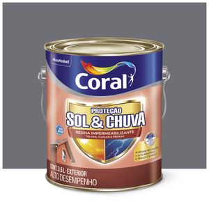 Proteção S&C Resina Impermeabilizante Base Água Graphite 3.6l Coral