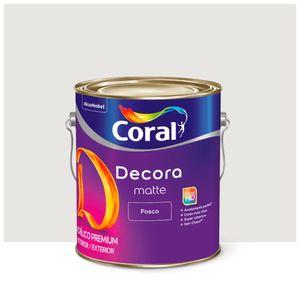 Tinta Decora Fosco Branco Gelo 3.6l Coral