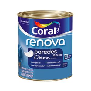 Tinta Renova Fosco Branco Neve 800ml Coral