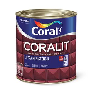Esmalte Coralit Solvente Alto Brilho Marrom Conhaque 225ml Coral