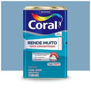Tinta Rende Muito Fosco Azul Andes 16l Coral