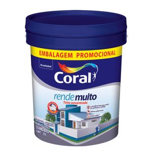 Tinta Rende Muito Fosco Branco Neve 20l Coral