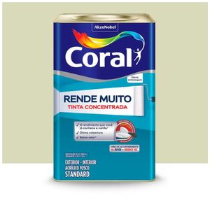 Tinta Rende Muito Fosco Capim Limão  16l Coral
