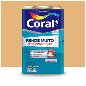 Tinta Rende Muito Fosco Cromo Suave 16l Coral