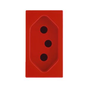 Módulo Iris Tomada 10a Vermelho Soprano