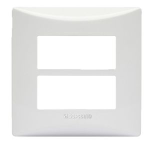 Placa  Sepepado Com Suporte Brava 2 Módulos Soprano