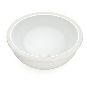 Cuba Embutir 36.5cm Redonda Branco Incepa Louças