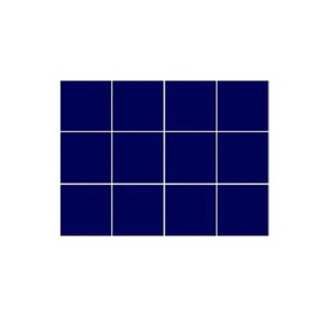 Pastilha 10x10 Cobalto Cx1.95m² Strufaldi
