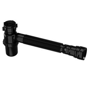 Sifão Sanfonado Universal Copo Preto Astra