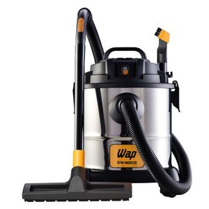 Aspirador De Pó E Água Inox 20 Litros 1600w 127v Wap