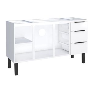 Gabinete Aço Júpiter 1.45m Branco Cozimax