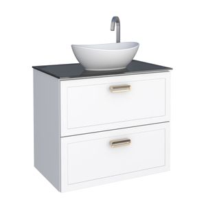 Toucador Aço Odin 67cm Branco Cozimax