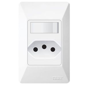 Conjunto 1 Interruptor Paralela + 1 Tomada (2p+T) 20a/250v Externo Fame