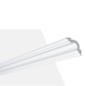 Rodateto Poliestireno Decoflair D8 2 Peças De 2 Metros Nmc