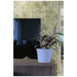Vaso Alumínio Redondo 11cm Soleil Azul Bebê Japi