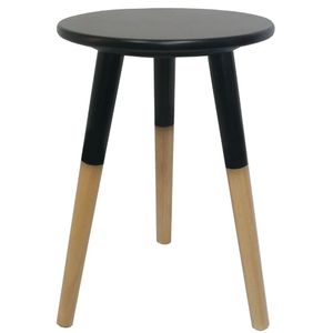 Banqueta Massol Retro 45cm Preta Massol