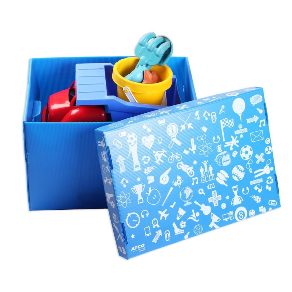 Caixa New Box Grande Azul Atco - Joli