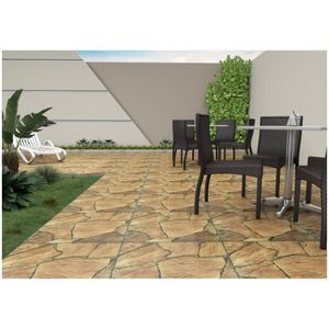 Piso 57x57 Pei4 Urano Marrom Granilhado Cx 3.30m² Rocha Forte