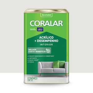 Tinta Coralar Acrílica Mais Desempenho Branco Gelo 18l Coral