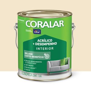 Tinta Coralar Acrílica Mais Desempenho Marfim 3.6l Coral