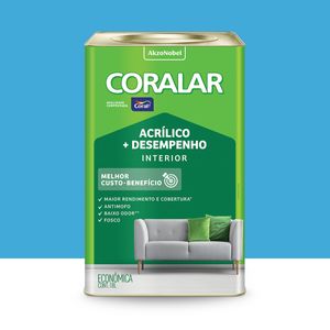 Tinta Coralar Acrílica Mais Desempenho Oceano 18l Coral