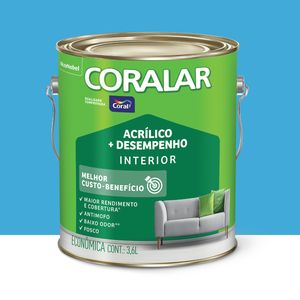 Tinta Coralar Acrílica Mais Desempenho Oceano 3.6l Coral