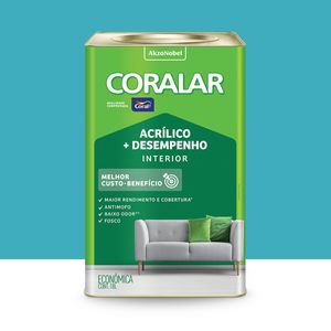 Tinta Coralar Acrílica Mais Desempenho Pavão 18l Coral