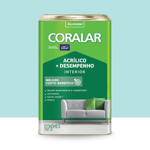 Tinta Coralar Acrílica Mais Desempenho Verde Piscina 18l Coral