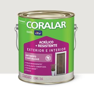 Tinta Coralar Acrílica Mais Resistente Branco Gelo 3.6l Coral