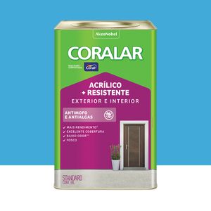 Tinta Coralar Acrílica Mais Resistente Oceano 18l Coral