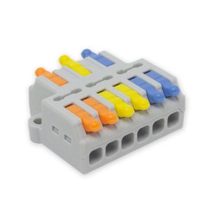 Conector Derivador 3:6 4mm² - 32a 250v - 1,5a Com 1 Peça Interneed