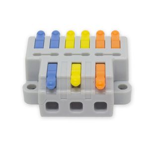 Conector Derivador 3:6 4mm² - 32a 250v - 1,5a Com 1 Peça Interneed