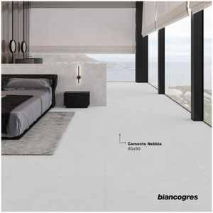 Porcelanato 90x90 Cemento Nebbia Cx2.40m2 Biancogres