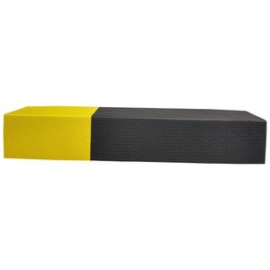 Protetor De Quina 60x10cm Preto/Amarelo Fixtil