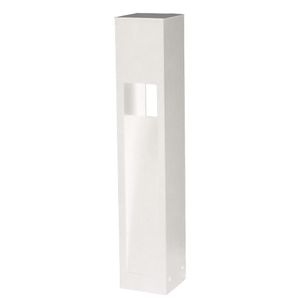 Balizador Flash Alumínio 40 Cm Pa-402 Bmt Branco Microtexturizado Gu10 1 Lâmpada Ideal