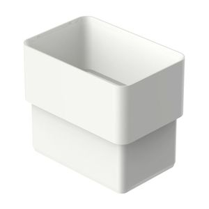 Acoplamento Retangular Aquapluv Style Branco Tigre